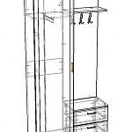 Схема сборки Прихожая ШП-08 BMS