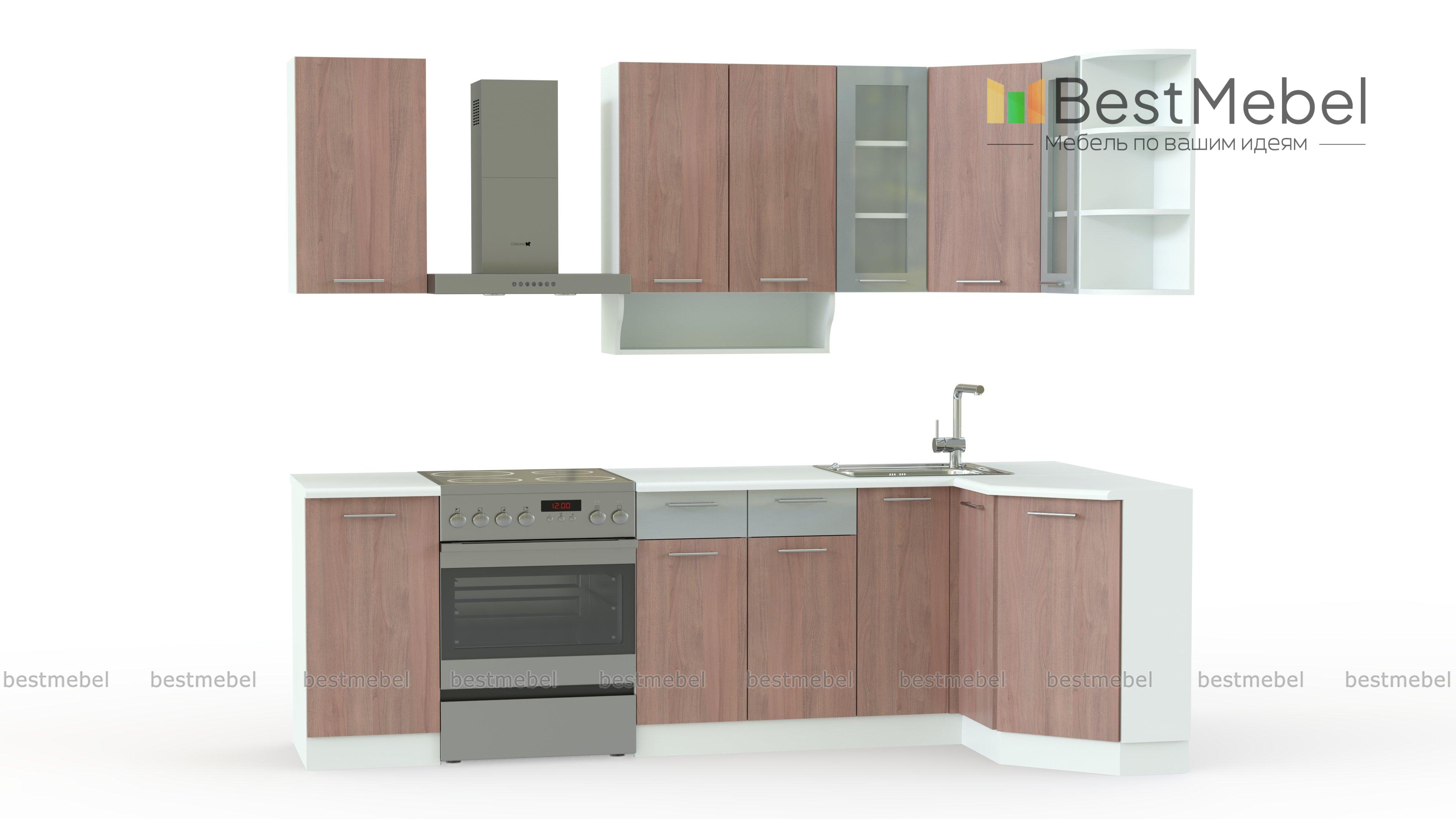 Кухня Трапеза Классика Угловая BMS - Фото