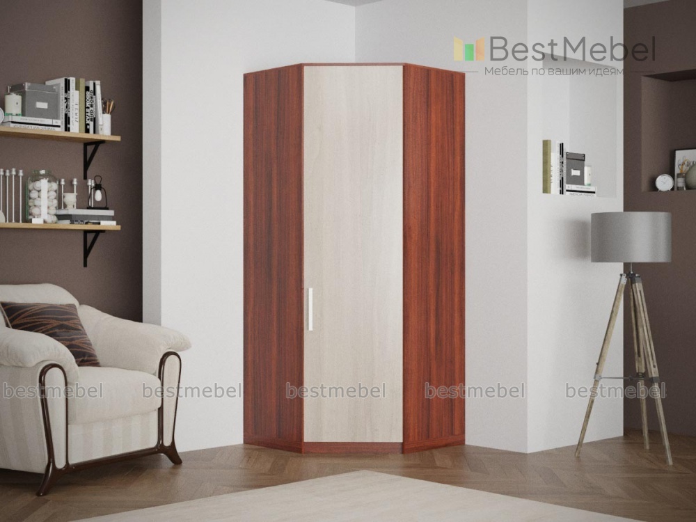 Угловой шкаф Барокко с полками BMS