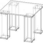 Схема сборки Журнальный столик Чайный BMS