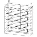 Схема сборки Комод Арина 8 BMS