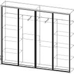 Схема сборки Шкаф-купе Монтана BMS