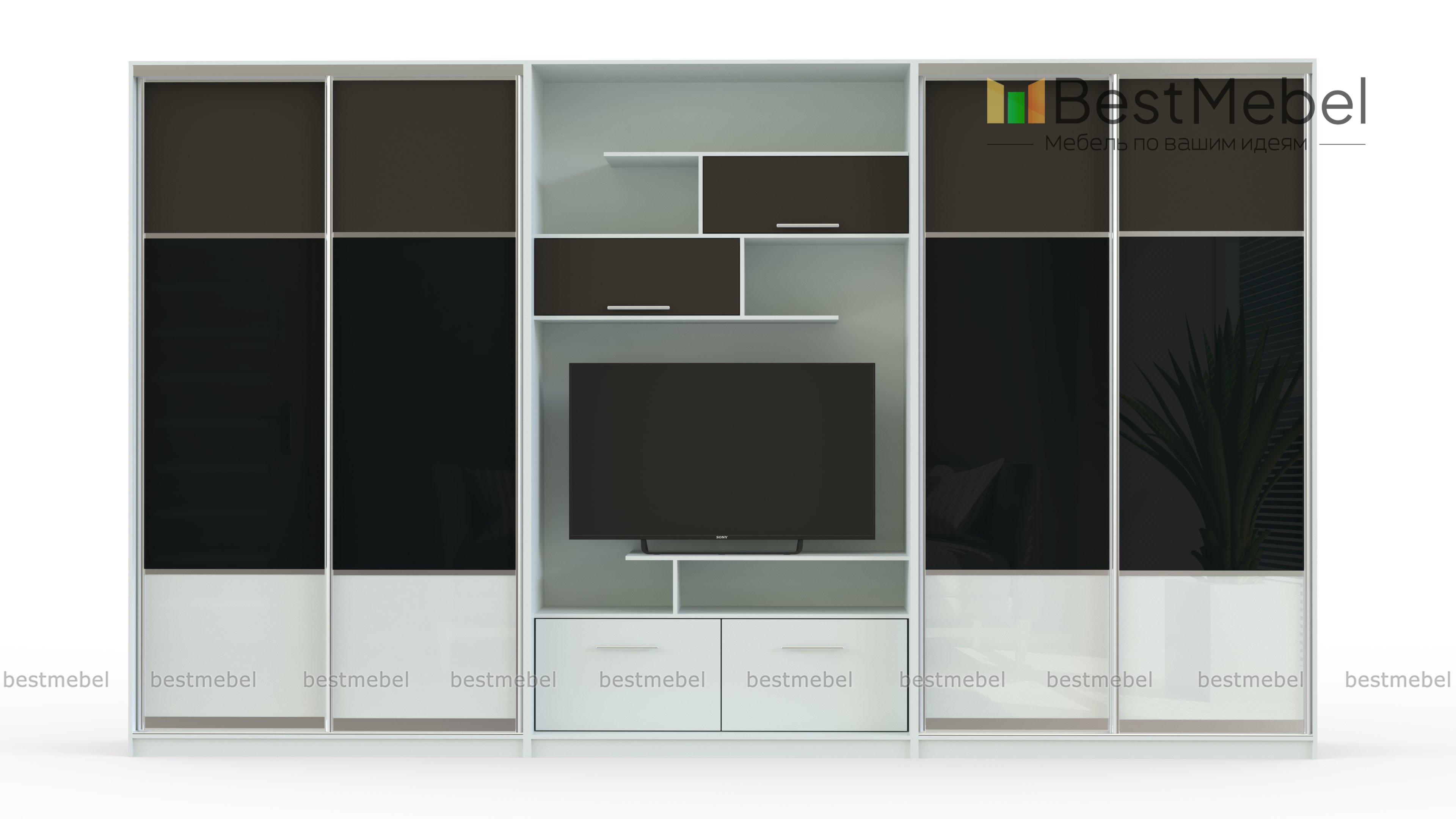 Двойной шкаф-купе Женева 22 BMS - Фото