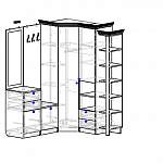 Схема сборки Угловая прихожая Ривьера BMS