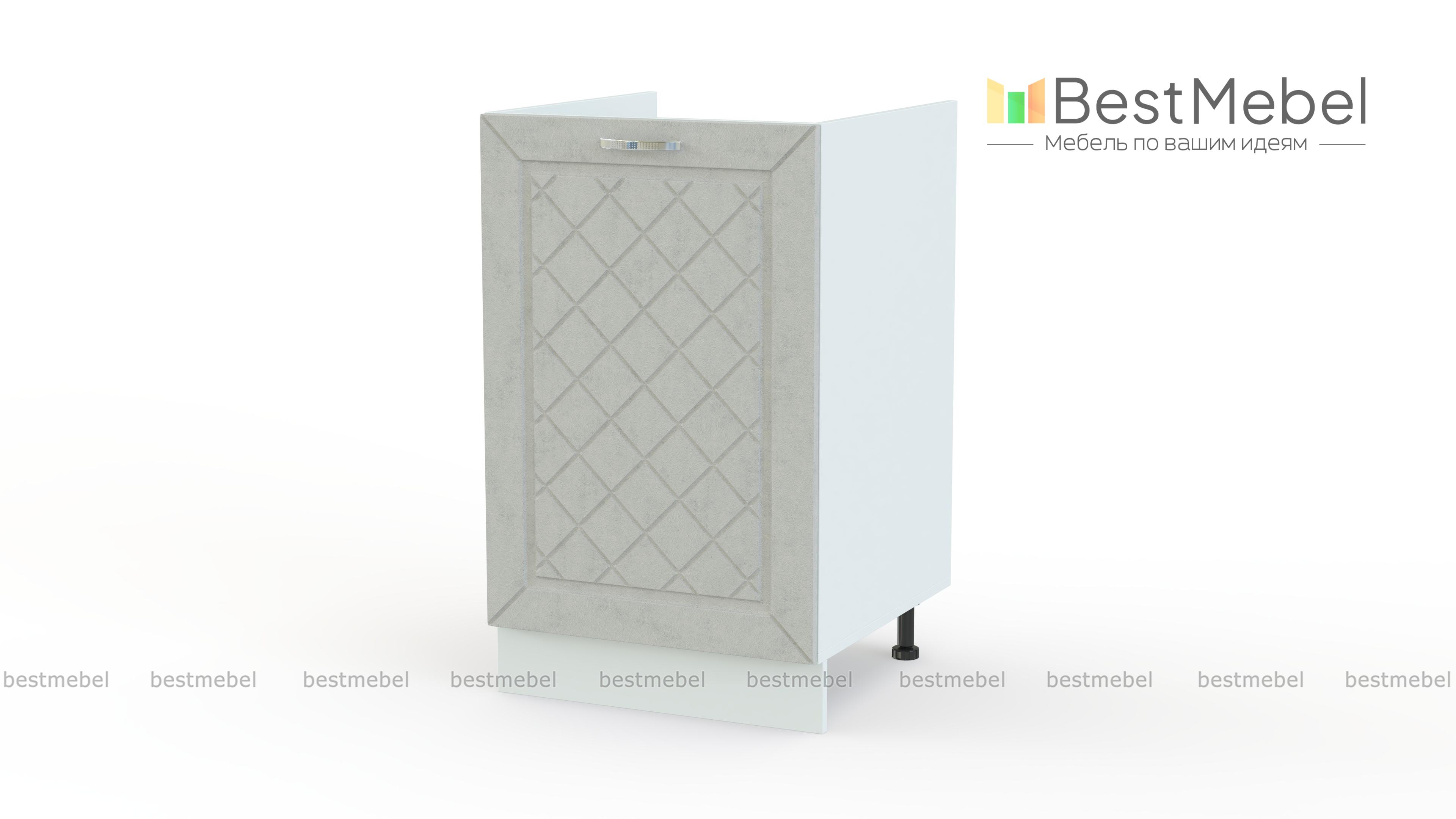 Шкаф нижний под накладную мойку 1 дверь Агава BMS - Фото