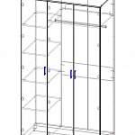 Схема сборки Шкаф Лайт-3 BMS