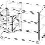 Схема сборки ТВ тумба ВТ 10-50 BMS