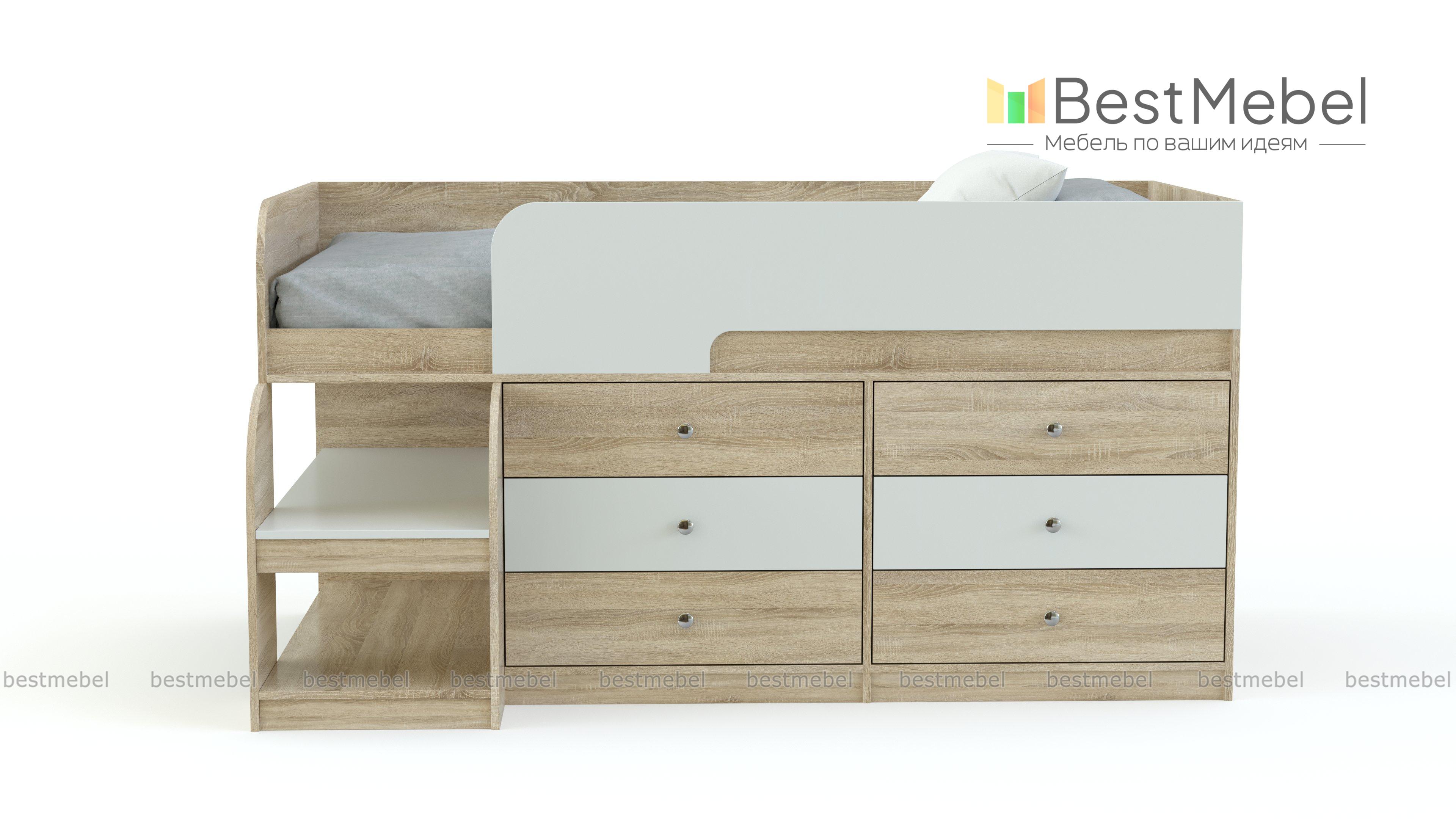 Кровать-чердак Маркиз 35 BMS - Фото