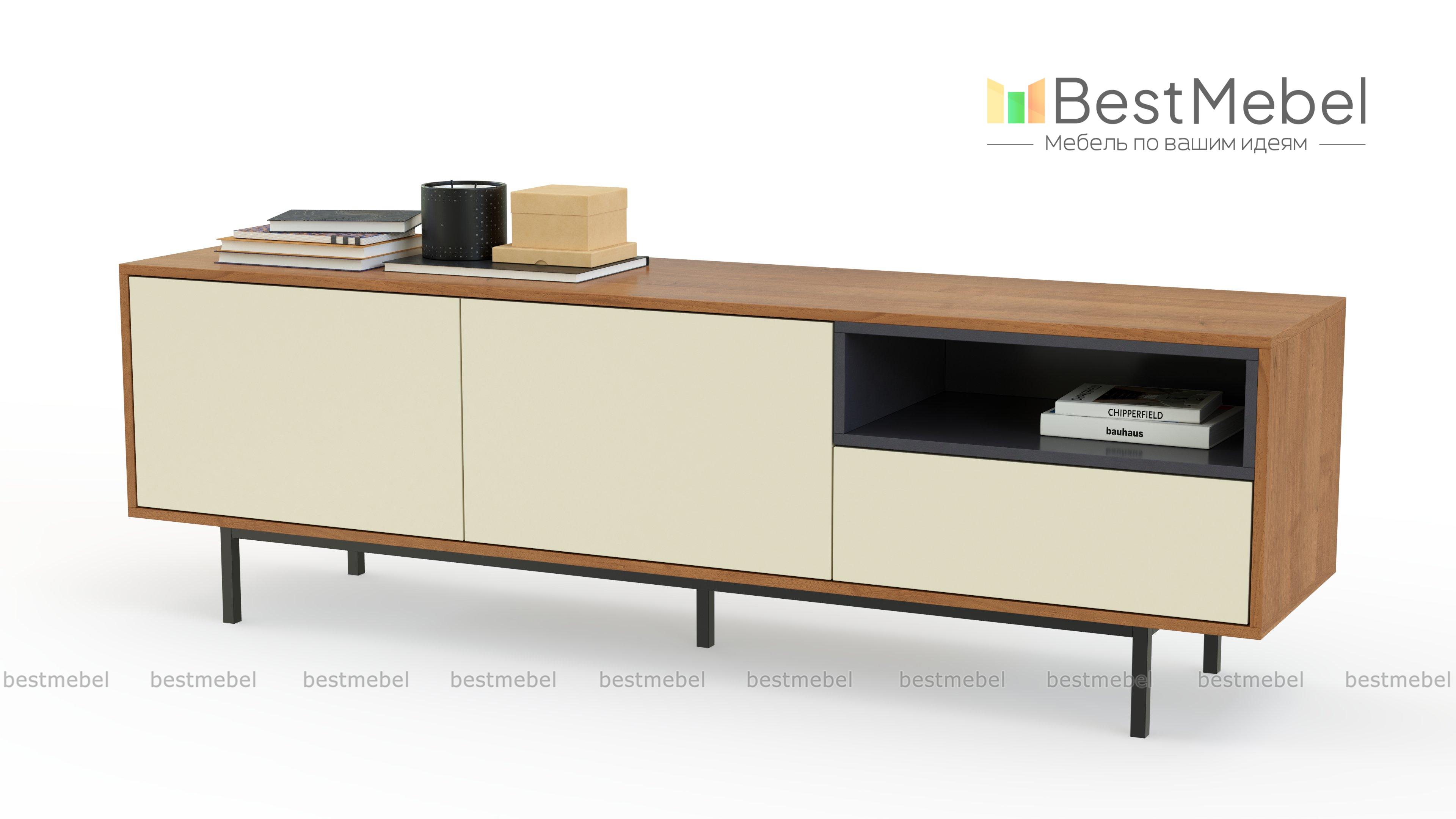 Тумба под ТВ Николь 17 BMS - Фото