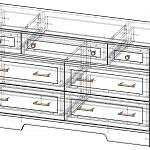 Схема сборки Комод Стенворд № 7 BMS