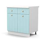 Шкаф нижний с 2-мя дверцами и 2-мя ящиками Прованс BMS - Фото 10