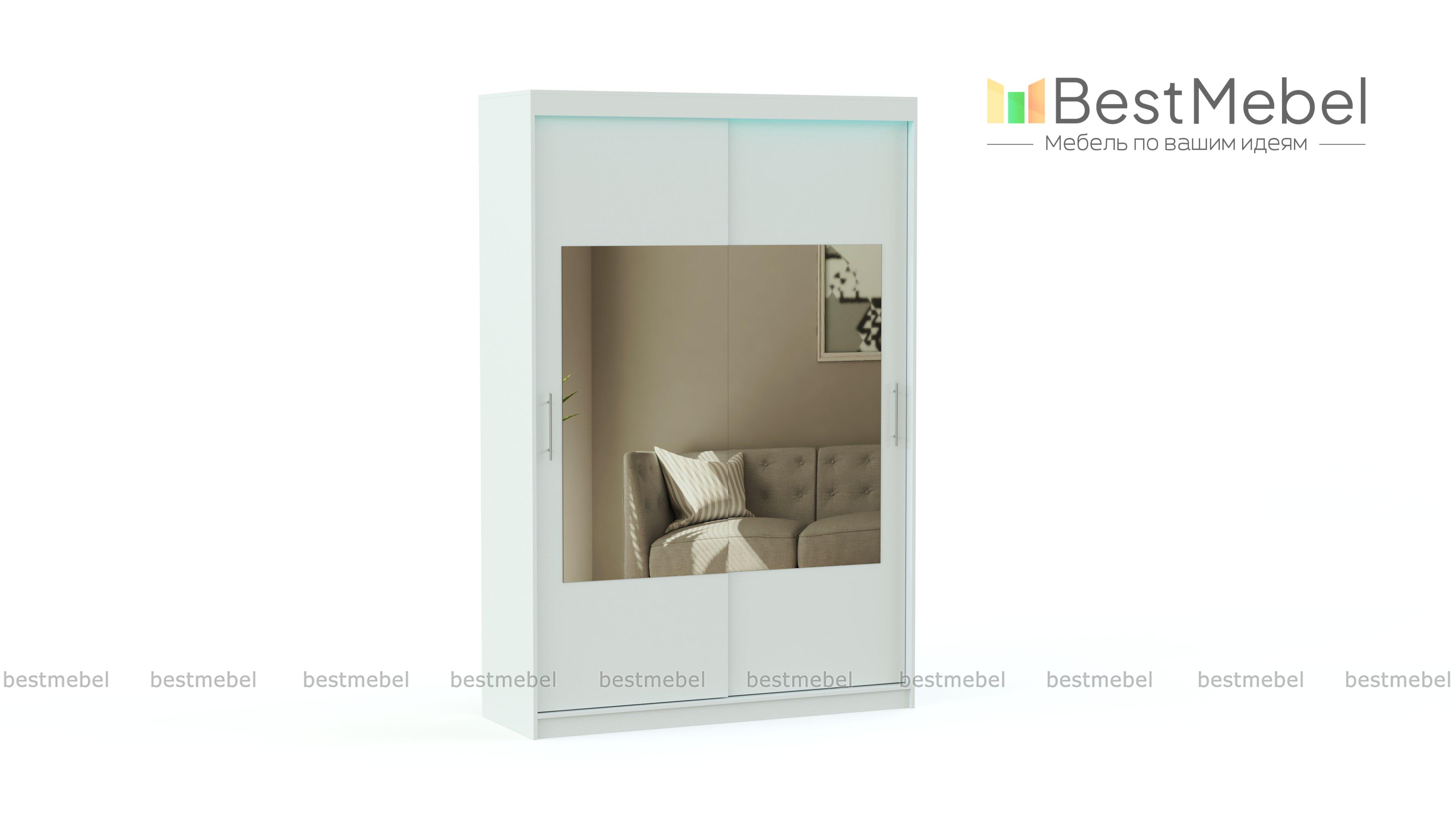 Шкаф-купе с зеркалом Идея 28 BMS - Фото