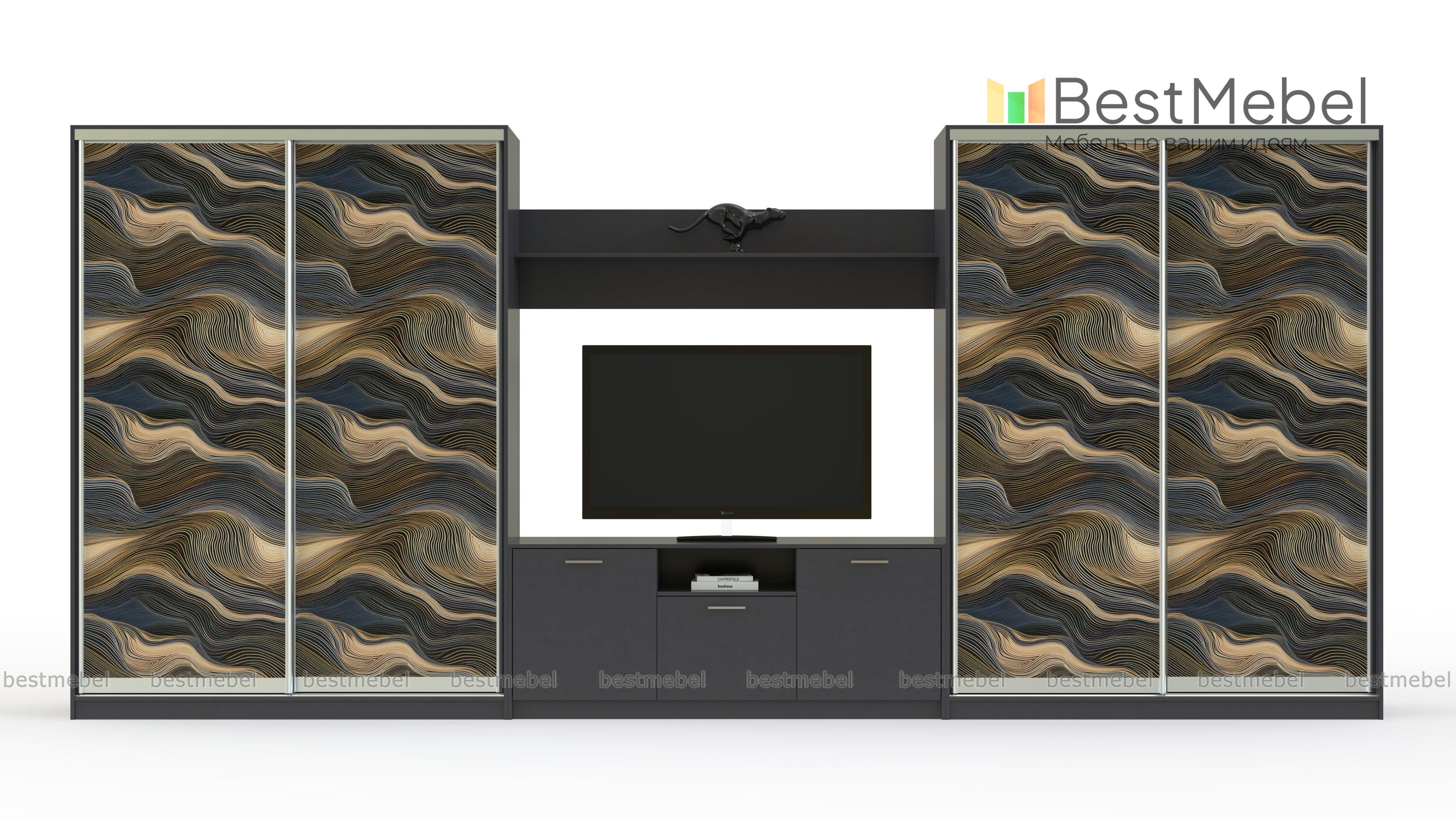 Шкаф-купе двойной Сити 24 BMS - Фото