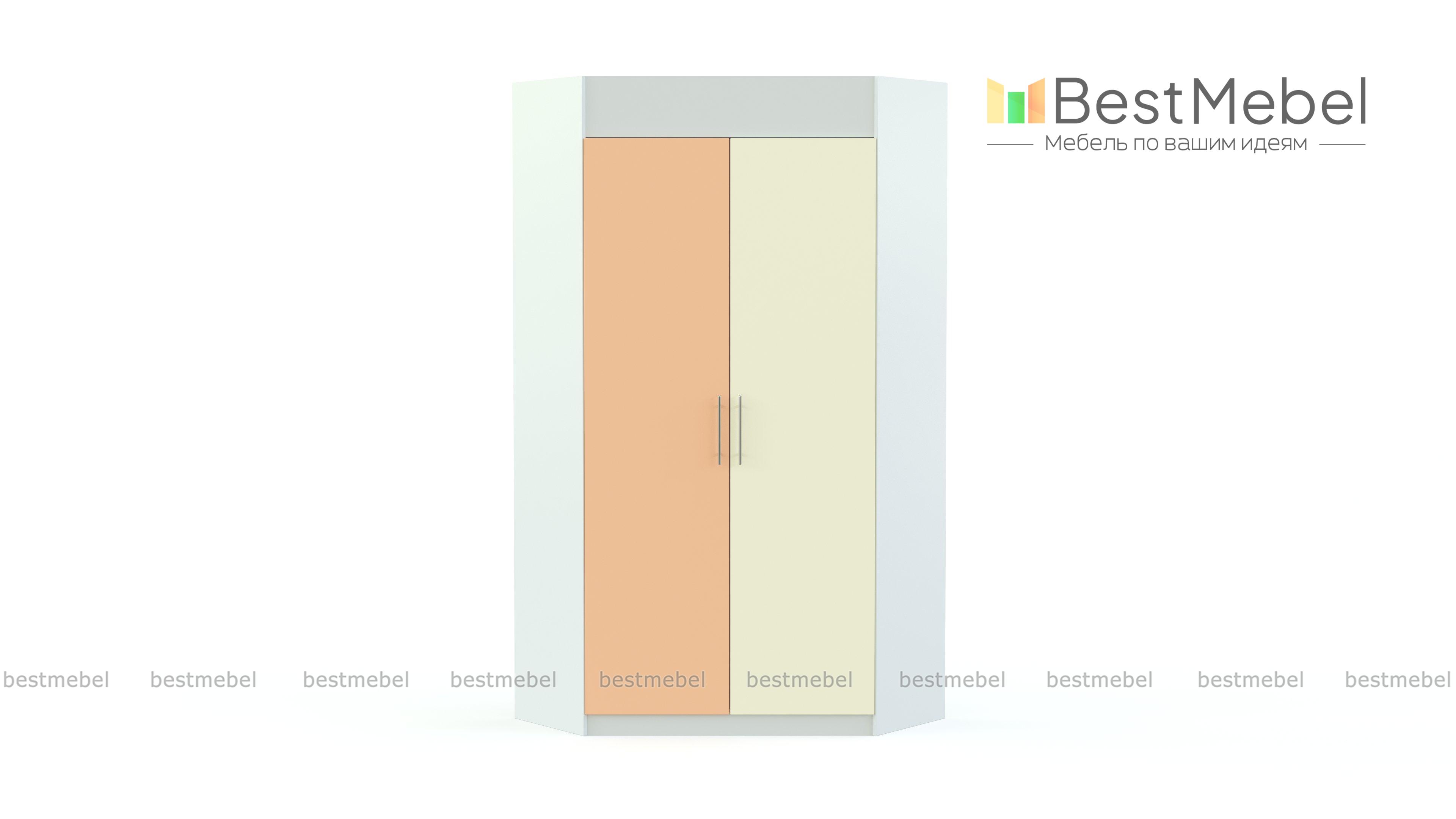Шкаф угловой Пионер-МДФ La5 BMS - Фото