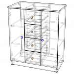 Схема сборки Комод КМ-008 Амели BMS