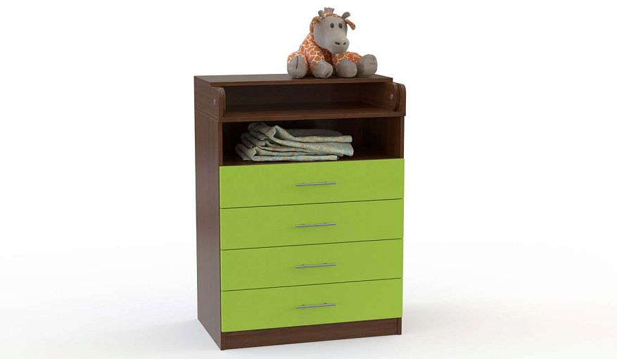 Пеленальный комод Сакура 4 BMS - Фото