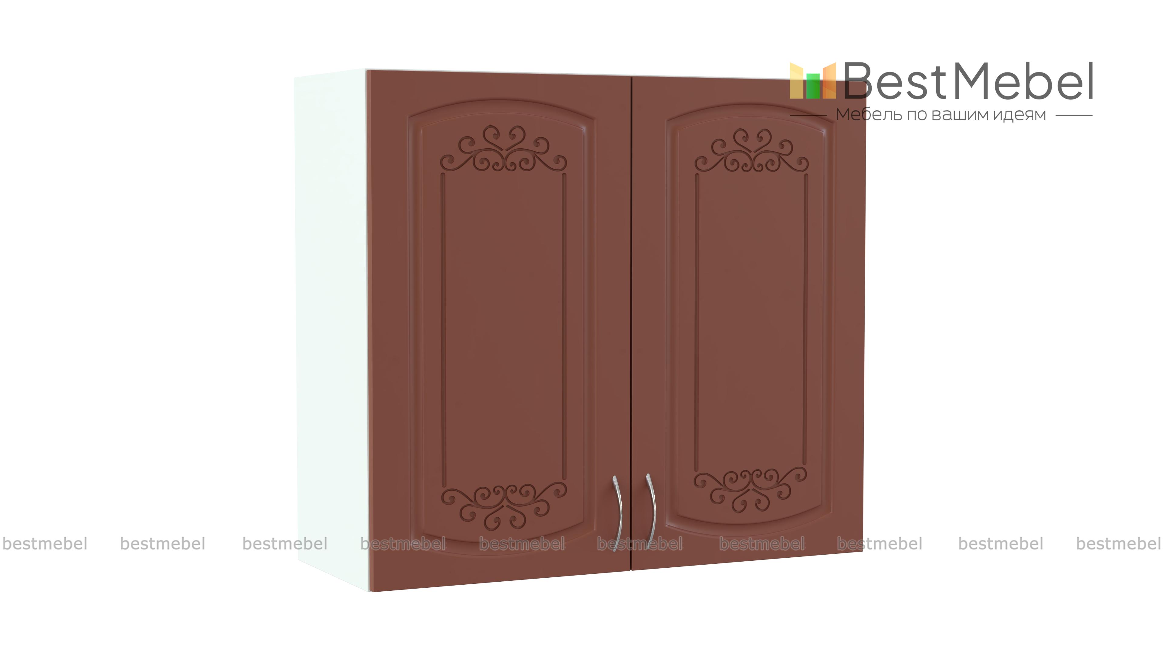 Шкаф навесной  2 двери Глория BMS - Фото