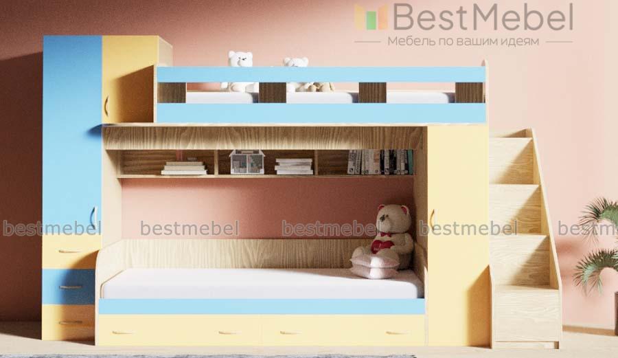 Двухъярусная кровать Мираж А7-2 BMS - Фото