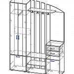 Схема сборки Прихожая Олимп 03 BMS