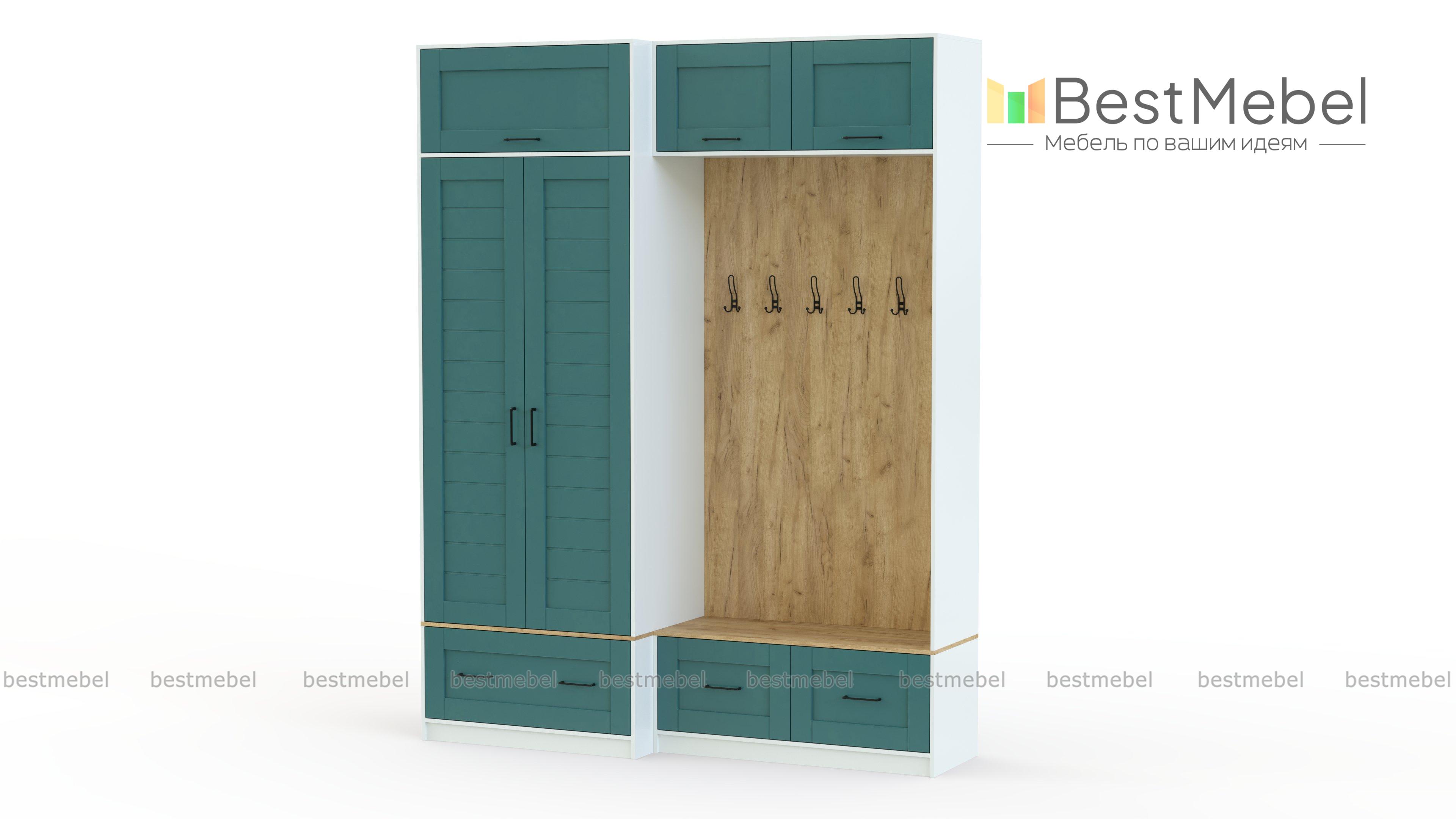 Прихожая Лазурь 11 BMS - Фото