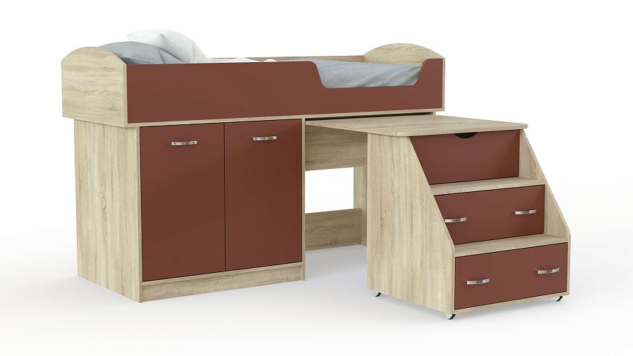 Кровать чердак Дюймовочка 2 BMS - Фото