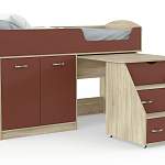 Кровать чердак Дюймовочка 2 BMS - Фото 1