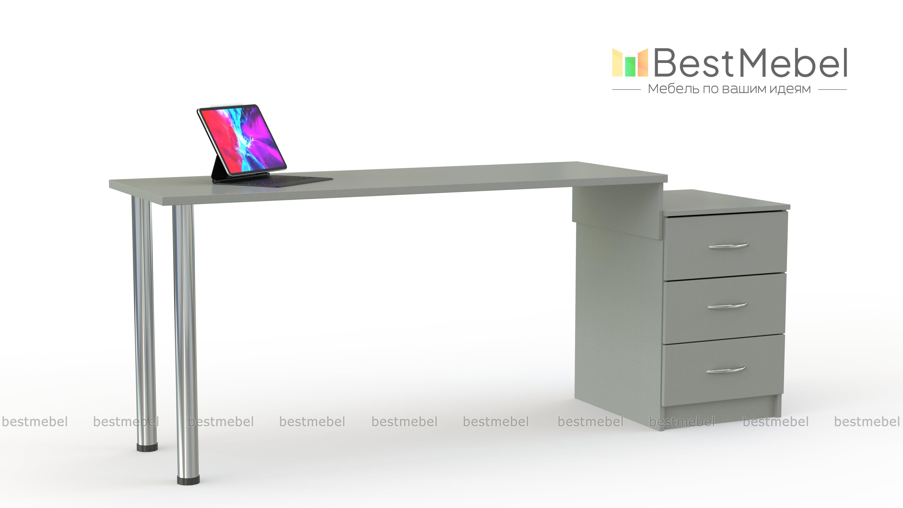 Письменный стол Грей-1 BMS - Фото