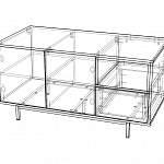 Схема сборки Тумба под ТВ Николь 17 BMS