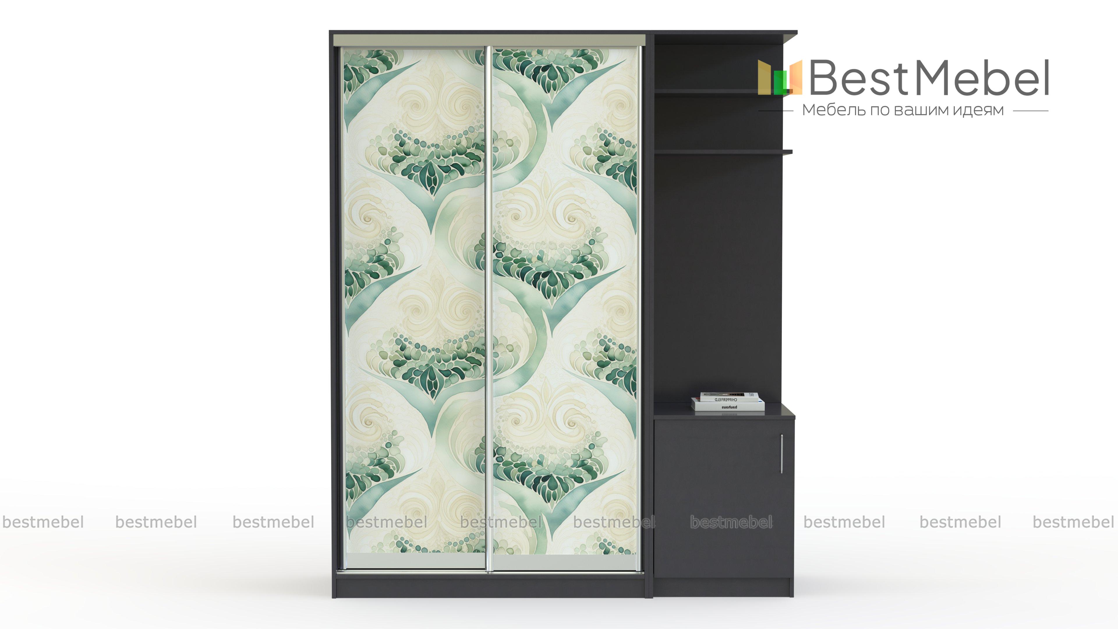 Шкаф-купе Цветы 20 BMS - Фото