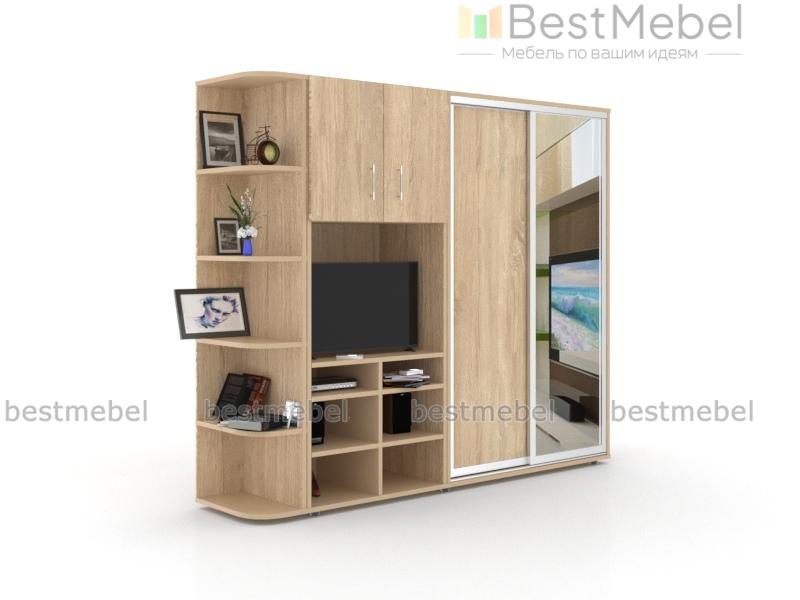 Шкаф-купе под телевизор ШКT Гратис-3 BMS - Фото