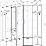 Схема сборки Прихожая угловая Ника BMS