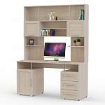 Письменный стол Соло 021 с надстройкой Соло 013 BMS - Фото 6