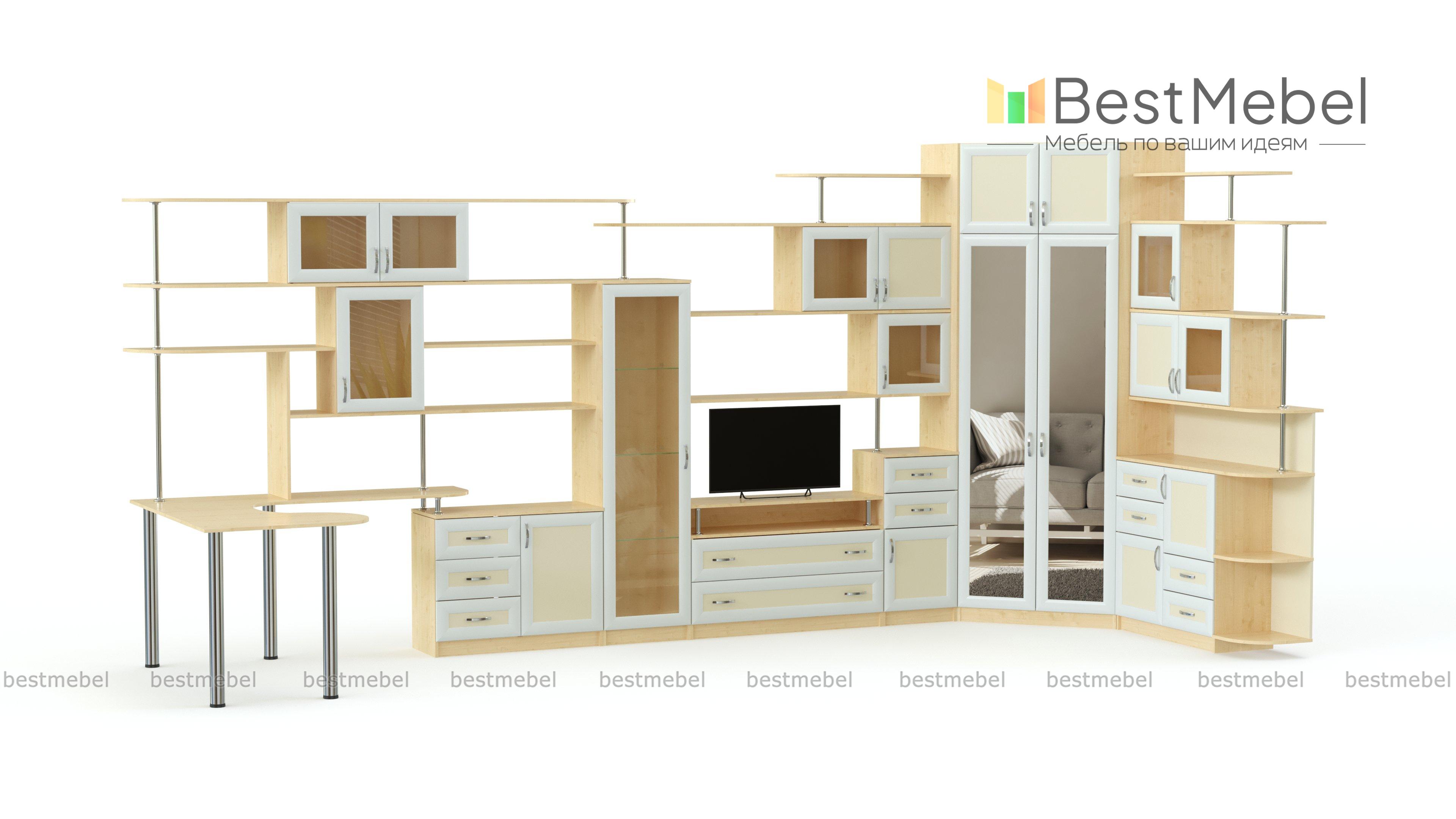 Угловая стенка Евгения 28 BMS - Фото