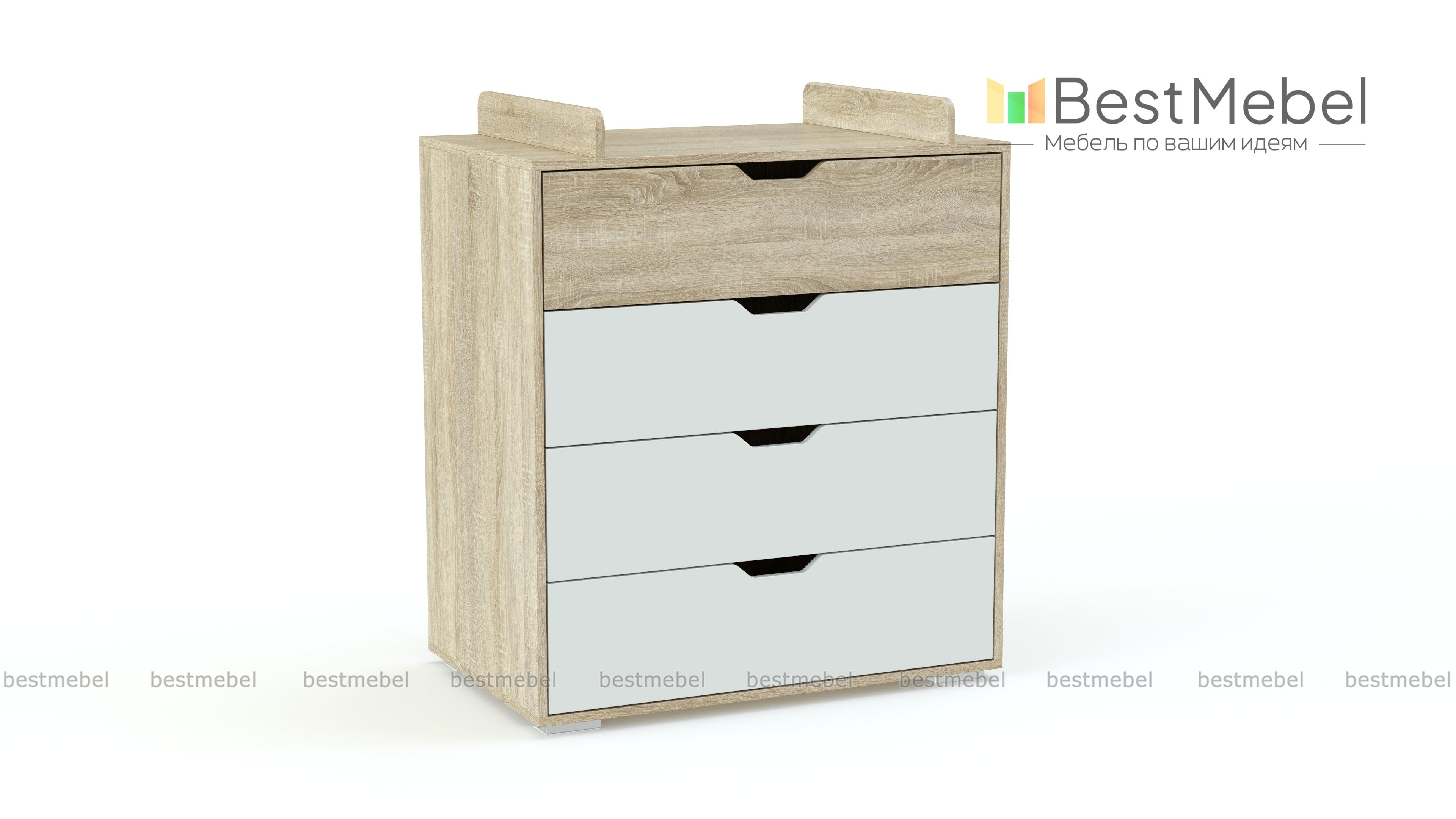 Пеленальный комод Колорист 1 BMS - Фото