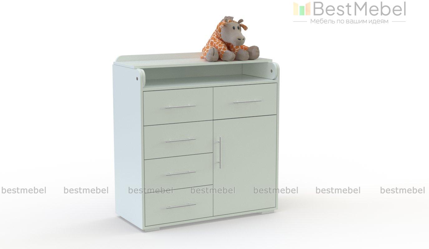 Пеленальный комод Люсси 6 BMS - Фото