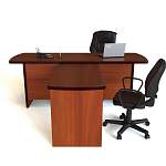 Стол руководителя Нью-Йорк 3 BMS - Фото 9