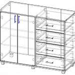 Схема сборки Комод К-16 BMS