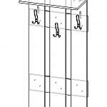 Схема сборки Вешалка Антураж BMS