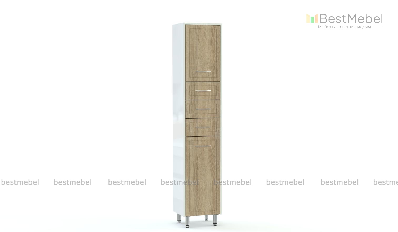 Пенал в ванную Мадрид 6 BMS