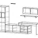 Схема сборки Стенка со столом Эрин 34  BMS