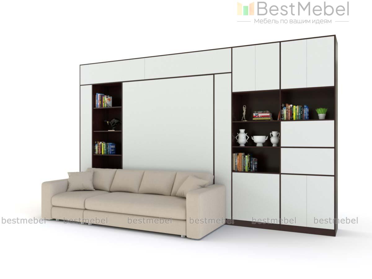 Шкаф-кровать с диваном Астра BMS - Фото