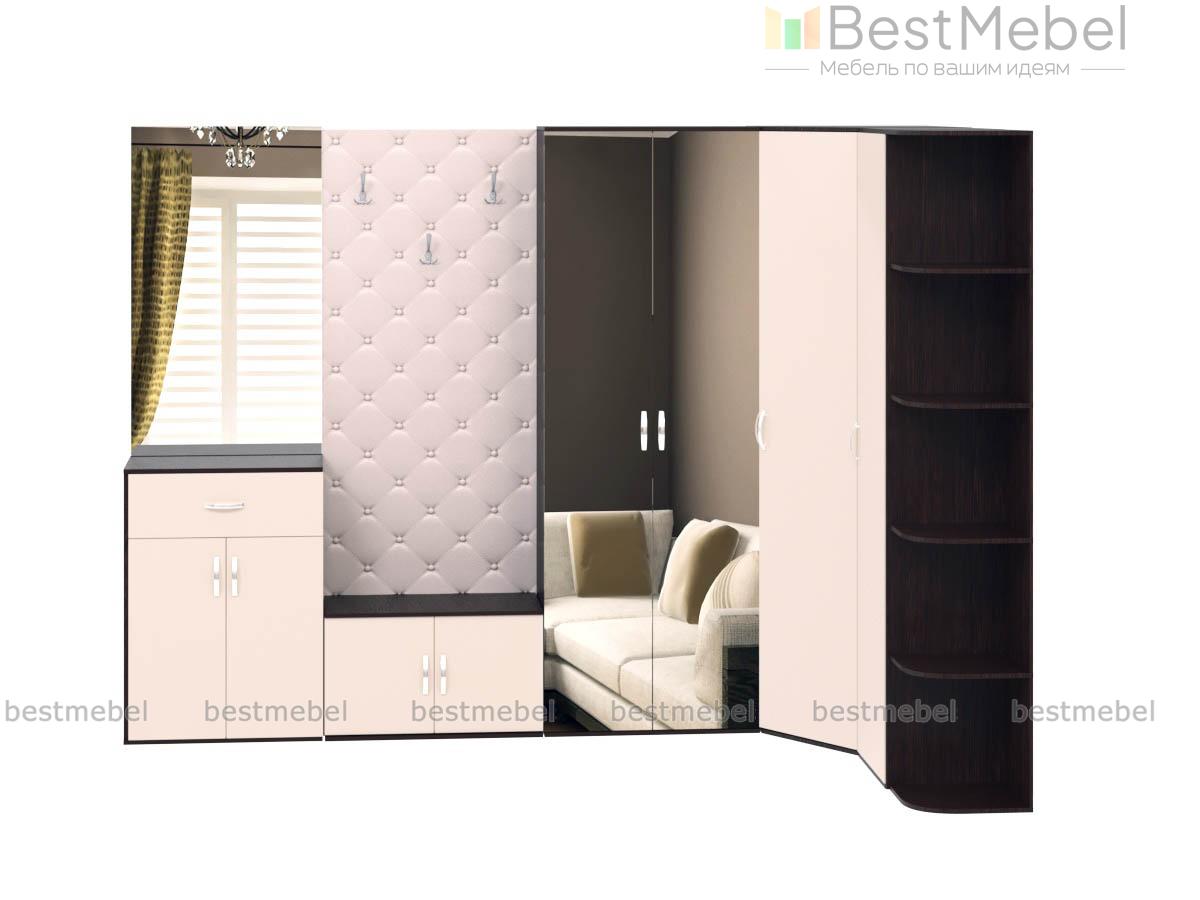 Прихожая угловая Амели глянец BMS - Фото