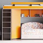 Кровать с диваном Дюймовочка 2 BMS - Фото 2