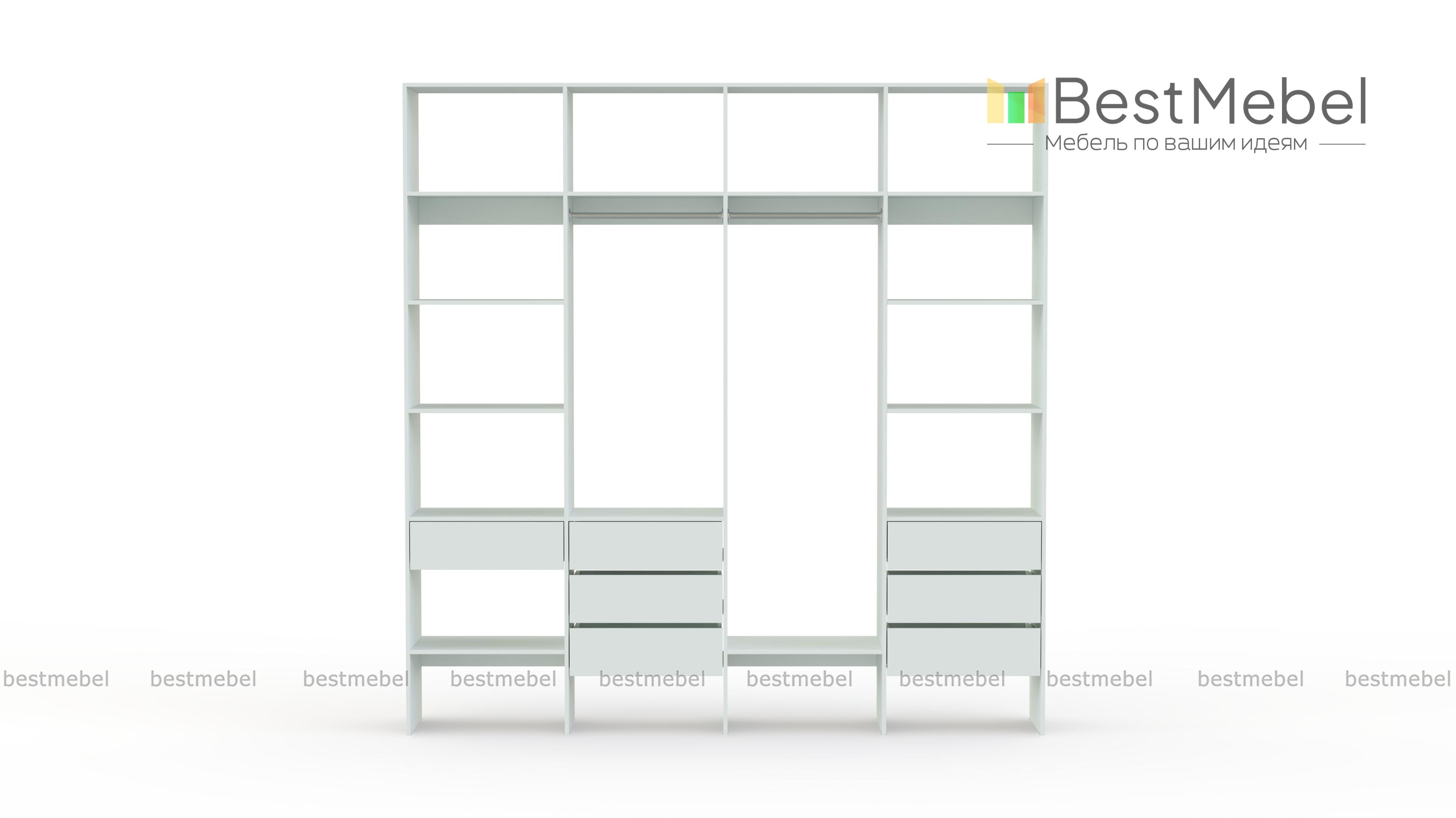 Стеллаж для одежды Мирта 67 BMS - Фото