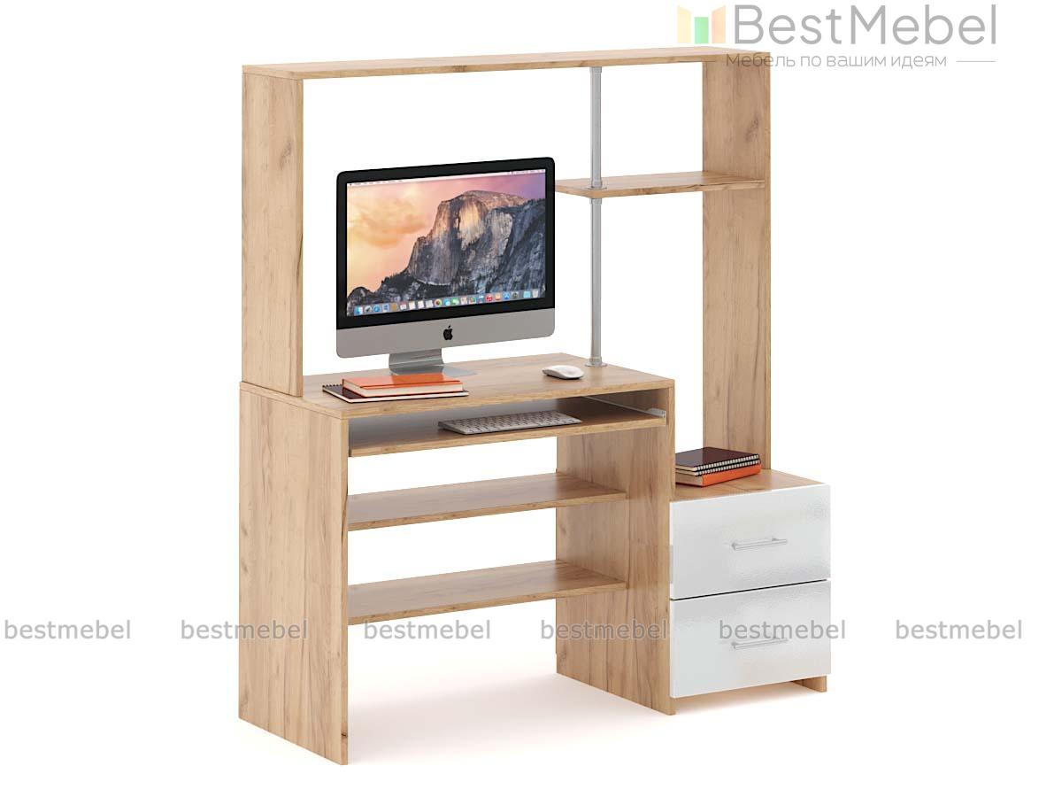 Компьютерный стол Марти глянец 4 BMS - Фото