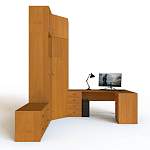 Шкаф угловой со столом Ученический BMS - Фото 8