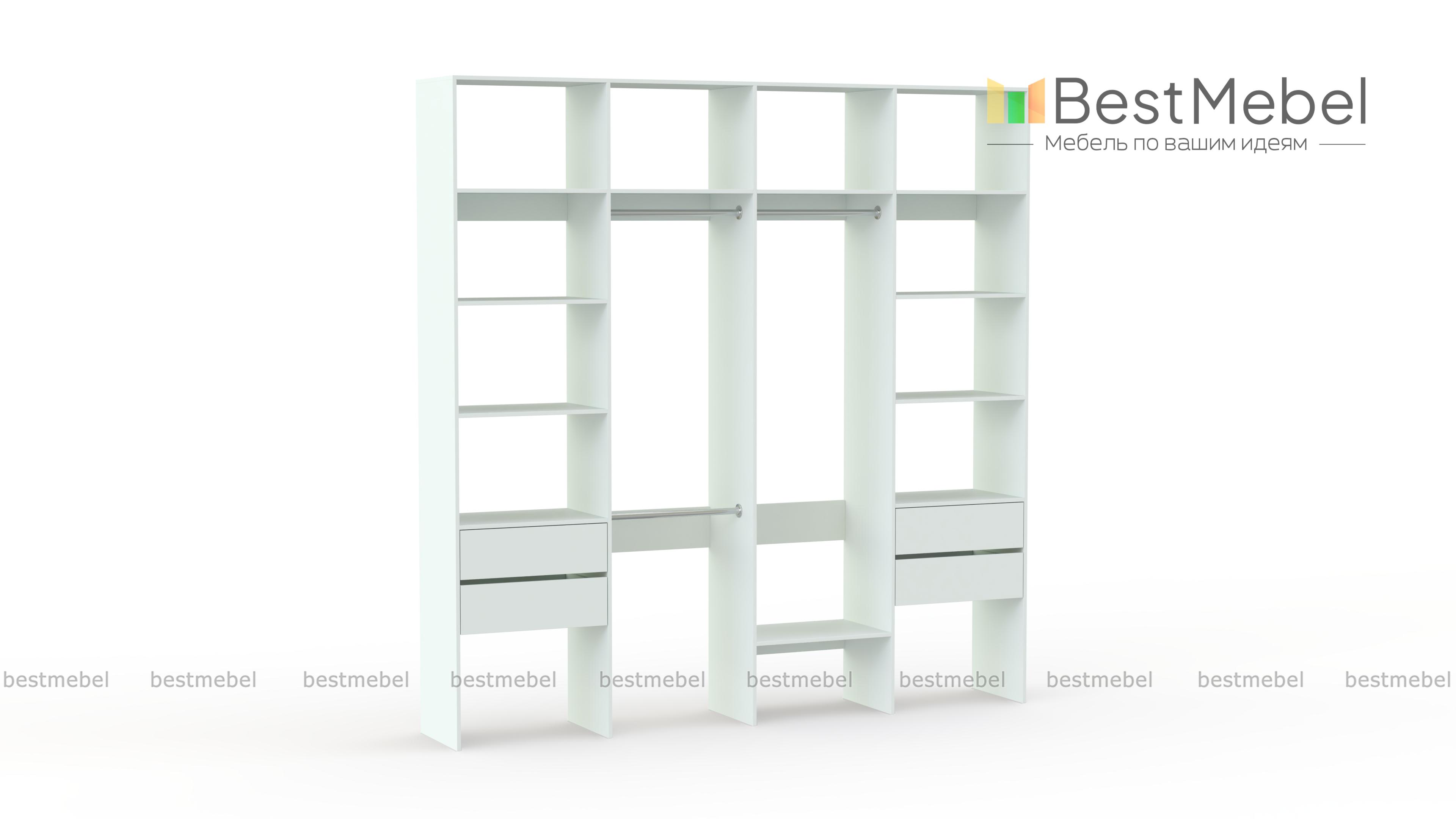 Стеллаж для одежды Мирта 66 BMS - Фото