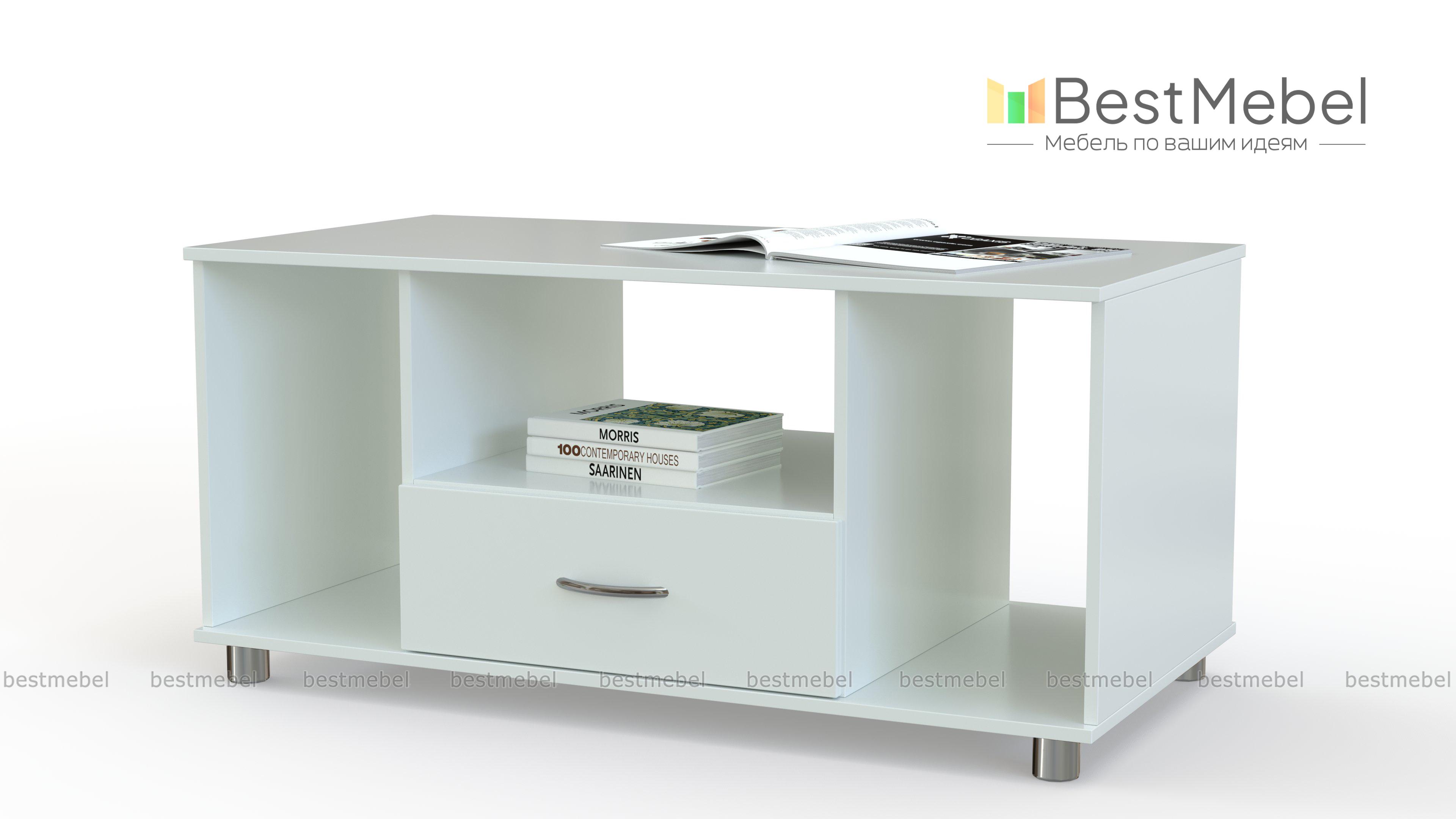 Журнальный стол с ящиками Лаки 7 BMS - Фото