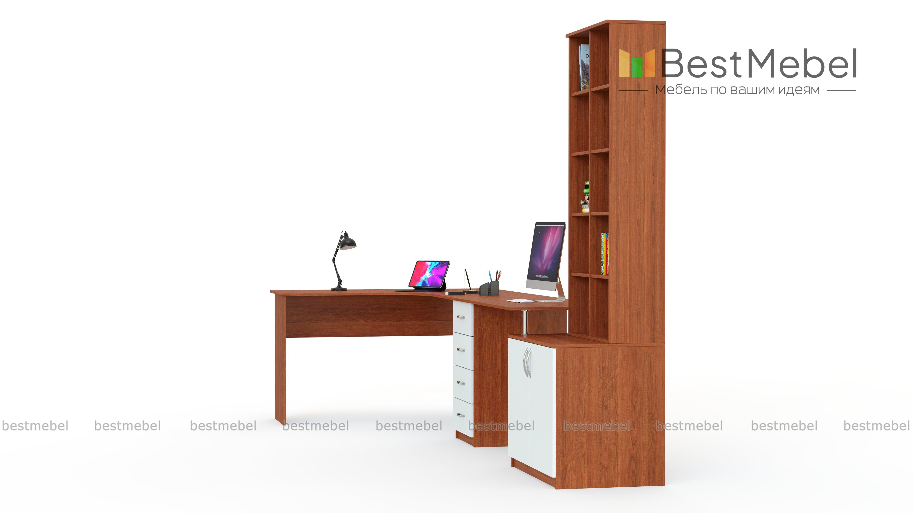 Письменный стол для двоих Канзас 36 BMS - Фото