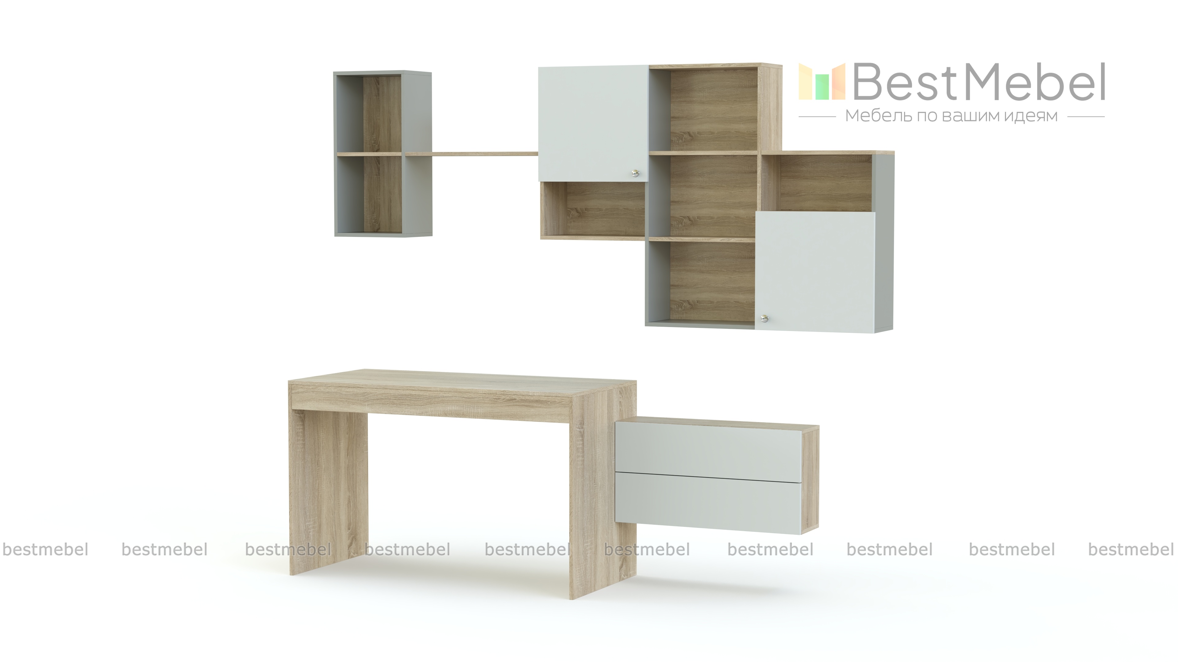 Компьютерный стол Викинг-15-1 BMS